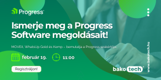 Ismerje meg a Progress Software megoldásait!